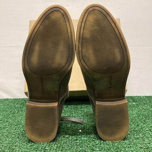 Lucky Brand Lahela Charcoal Suede ankle boots women’s size 6 (OKPM-07-031) - Picture 4 of 10